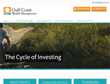 Tablet Screenshot of gulfcoastwealthmanagement.com